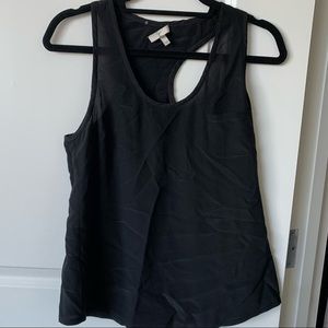 Joie black silk tank